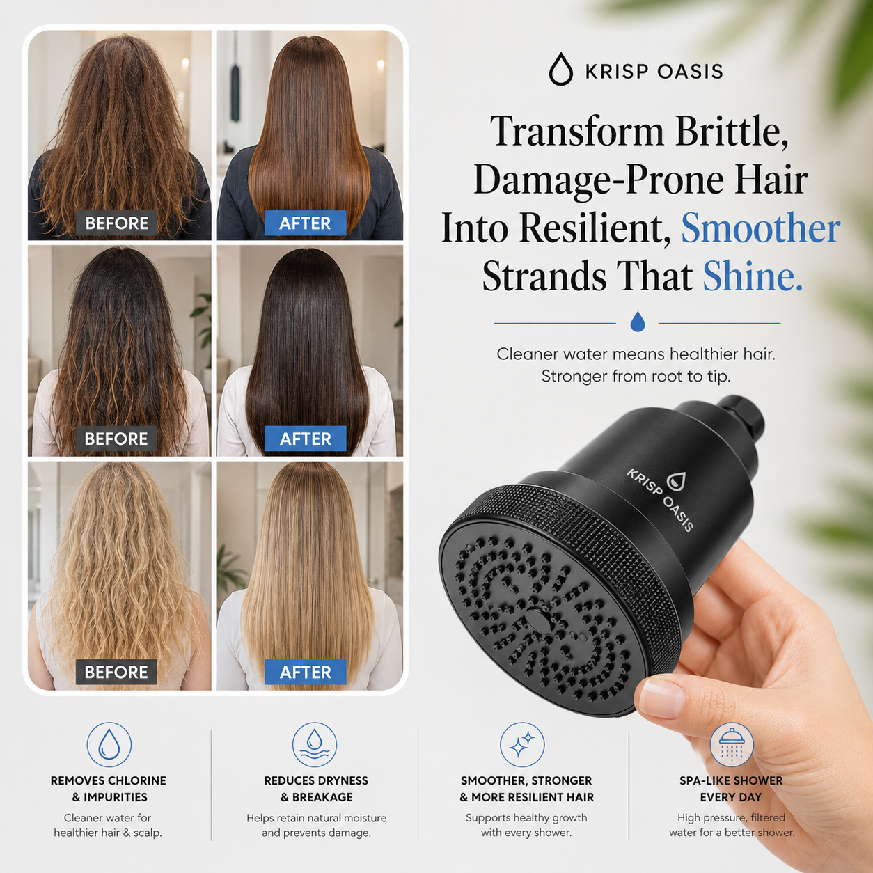 Krisp Oasis Shower Filter