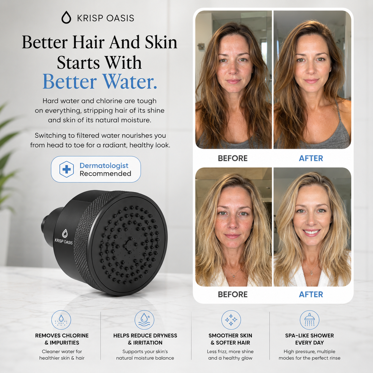 Krisp Oasis Shower Filter