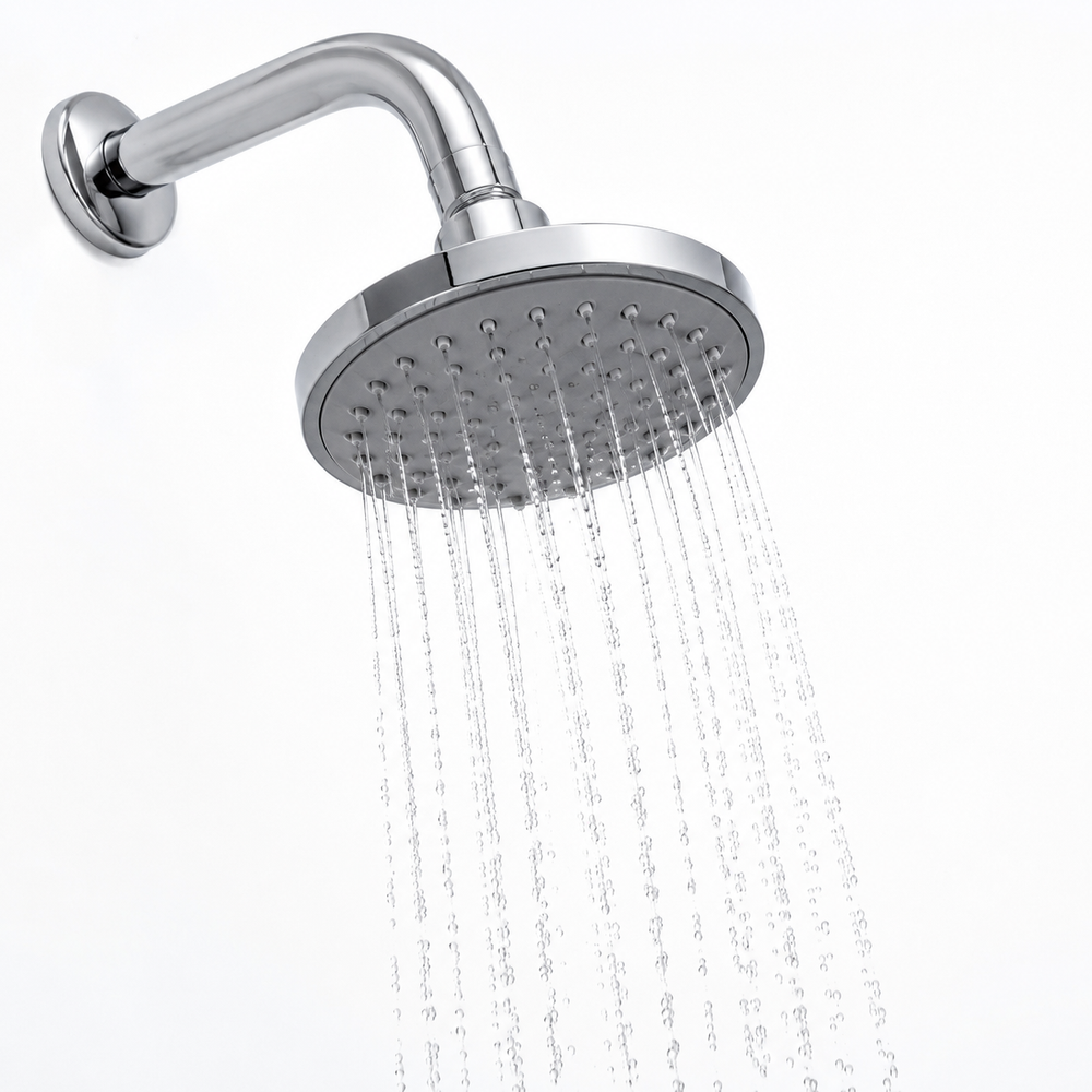 Before - regular showerhead
